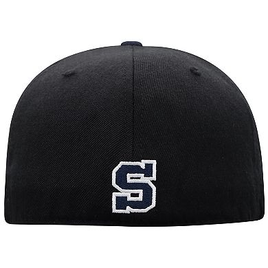 Men's Top of the World Black/Navy Penn State Nittany Lions Team Color Two-Tone Fitted Hat