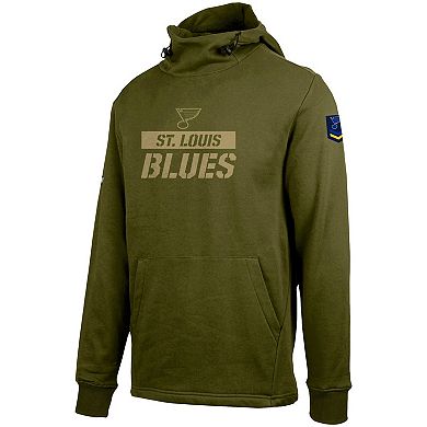 Men's Levelwear Green St. Louis Blues Delta Shift Pullover Hoodie