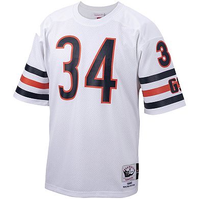 Men's Mitchell & Ness Walter Payton White Chicago Bears 1985 Authentic Throwback Retired Player Jersey