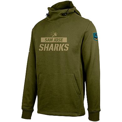 Men's Levelwear Green San Jose Sharks Delta Shift Pullover Hoodie