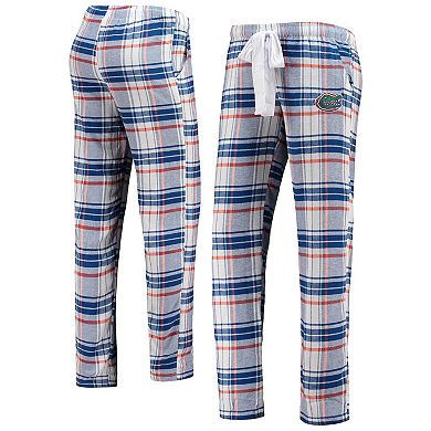 Women's Concepts Sport Royal/Orange Florida Gators Accolade Flannel Pants