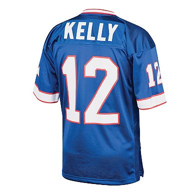 Men's Mitchell & Ness Jim Kelly Royal Buffalo Bills 1994 Authentic Throwback Retired Player Jersey