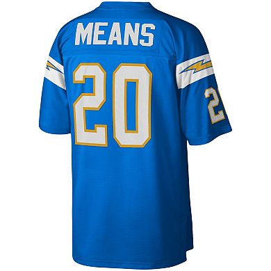 Men's Mitchell & Ness Natrone Means Powder Blue Los Angeles Chargers Legacy Replica Jersey