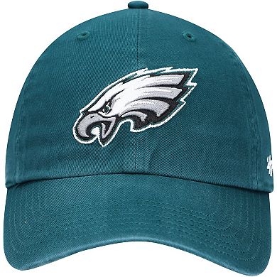 Youth '47 Midnight Green Philadelphia Eagles Logo Clean Up Adjustable Hat