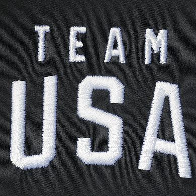 Men's Nike Black Team USA On-Field Quarter-Zip Jacket