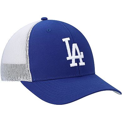 Men's '47 Royal/White Los Angeles Dodgers Primary Logo Trucker Snapback Hat