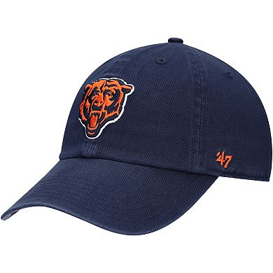 Youth '47 Navy Chicago Bears Mascot Logo Clean Up Adjustable Hat