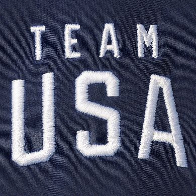 Men's Nike Navy Team USA On-Field Quarter-Zip Jacket