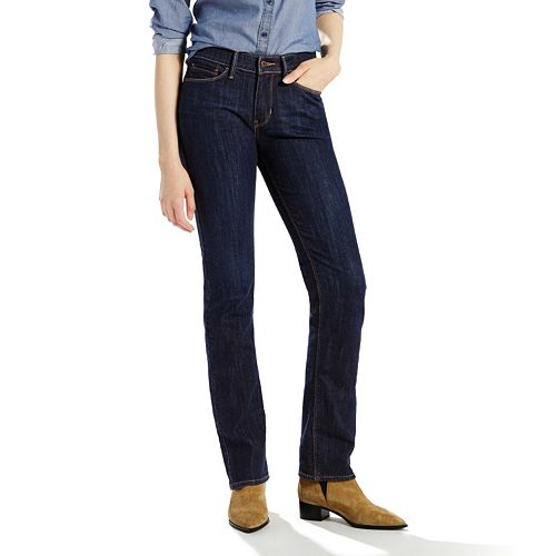 women's levi's 525 straight leg jeans