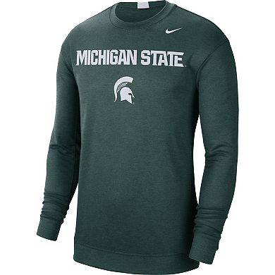 Men's Nike Green Michigan State Spartans 2021/22 Basketball Team Spotlight Performance Long Sleeve T-Shirt