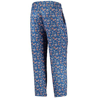 Men's FOCO Royal New York Mets Cooperstown Collection Repeat Pajama Pants
