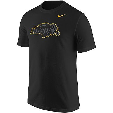 Men's Nike Black NDSU Bison Logo Color Pop T-Shirt