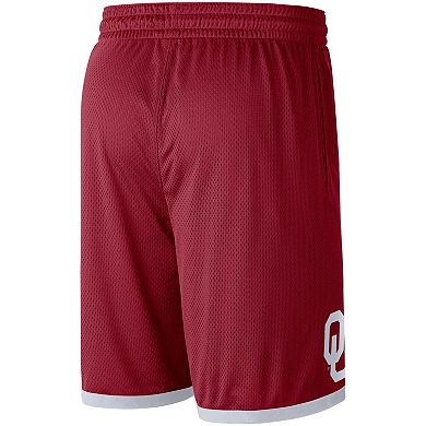Men's Nike Crimson/White Oklahoma Sooners Logo Performance Shorts