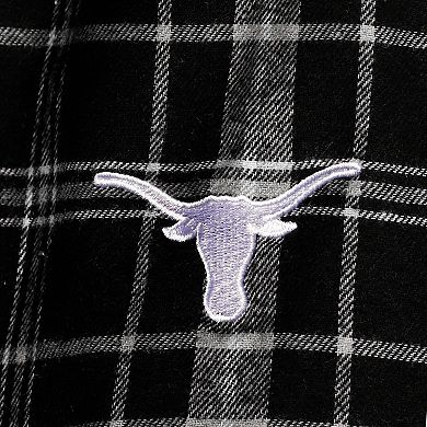 Men's Concepts Sport Black Texas Longhorns Big & Tall Ultimate Plaid Pants