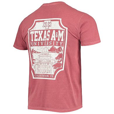 Men's Maroon Texas A&M Aggies Comfort Colors Campus Team Icon T-Shirt