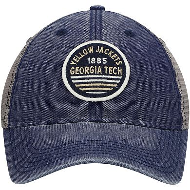 Men's Navy Georgia Tech Yellow Jackets Sunset Dashboard Trucker Snapback Hat