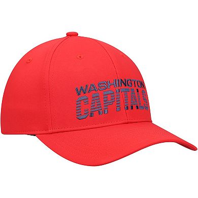 Men's adidas Red Washington Capitals 2021 Locker Room AEROREADY Flex Hat