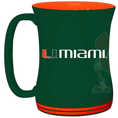 Miami Hurricanes 16oz. Sculpted Mug