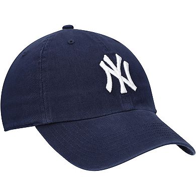 Youth '47 Navy New York Yankees Team Logo Clean Up Adjustable Hat