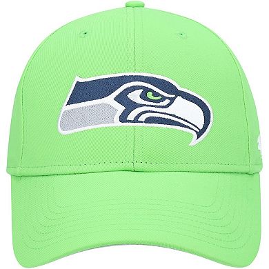 Youth '47 Neon Green Seattle Seahawks Secondary MVP Adjustable Hat