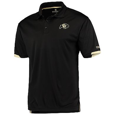 Men's Colosseum Black Colorado Buffaloes Santry Polo