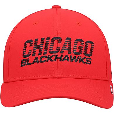 Men's adidas Red Chicago Blackhawks 2021 Locker Room AEROREADY Flex Hat