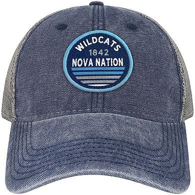 Men's Navy Villanova Wildcats Sunset Dashboard Trucker Snapback Hat