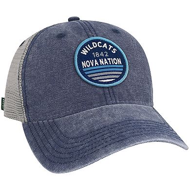 Men's Navy Villanova Wildcats Sunset Dashboard Trucker Snapback Hat