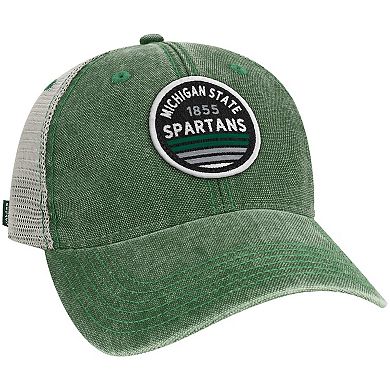 Men's Green Michigan State Spartans Sunset Dashboard Trucker Snapback Hat