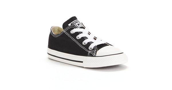 infant black converse