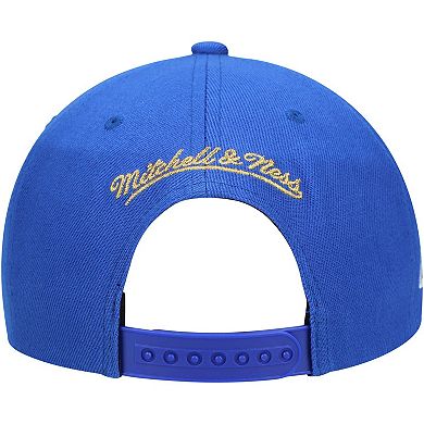 Men's Mitchell & Ness Royal Philadelphia 76ers 50th Anniversary Snapback Hat