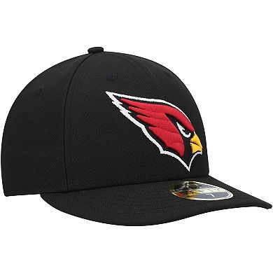 Men's New Era Black Arizona Cardinals Omaha Low Profile 59FIFTY Fitted Hat