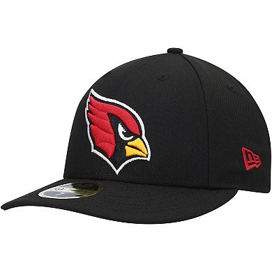 Men's New Era Black Arizona Cardinals Omaha Low Profile 59FIFTY Fitted Hat