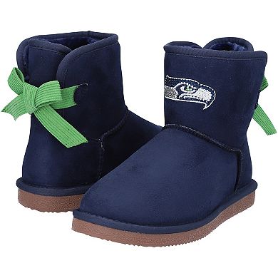 Girls Youth Cuce Seattle Seahawks Low Team Ribbon Boots