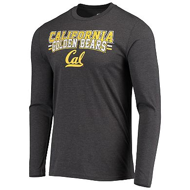 Men's Concepts Sport Navy/Heathered Charcoal Cal Bears Meter Long Sleeve T-Shirt & Pants Sleep Set