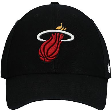 Men's '47 Black Miami Heat MVP Legend Adjustable Hat