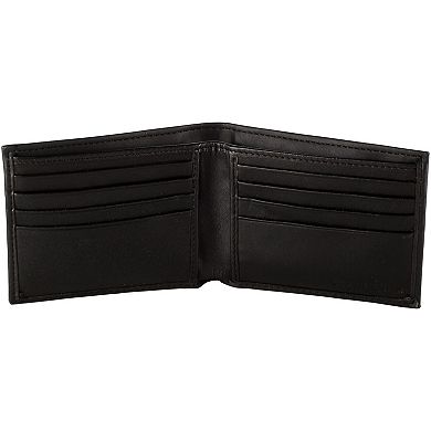 Men's Black New Orleans Saints Hybrid Bi-Fold Wallet