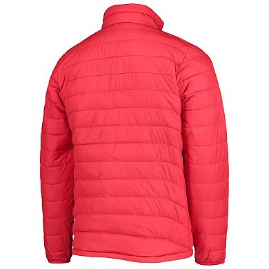 Men's Columbia Scarlet Nebraska Huskers Powder Lite Omni-Heat Reflective Full-Zip Jacket