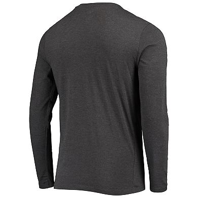 Men's Concepts Sport Royal/Heathered Charcoal Air Force Falcons Meter Long Sleeve T-Shirt & Pants Sleep Set
