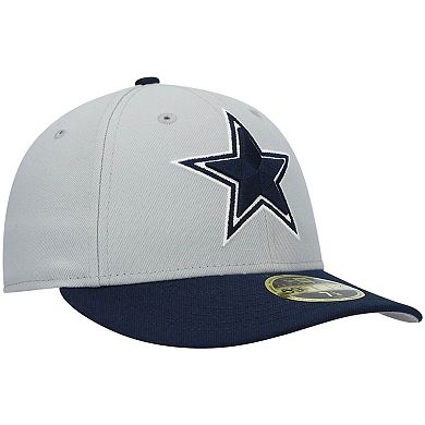 Men's New Era Silver Dallas Cowboys 59FIFTY Fitted Hat