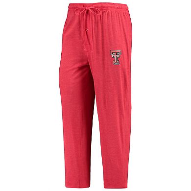 Men's Concepts Sport Red/Heathered Charcoal Texas Tech Red Raiders Meter Long Sleeve T-Shirt & Pants Sleep Set