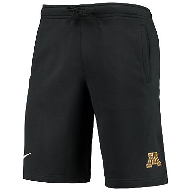 Men's Nike Black Minnesota Golden Gophers Club Fleece Shorts