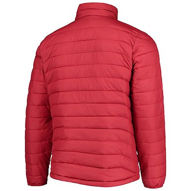 Men's Columbia Crimson Oklahoma Sooners Powder Lite Omni-Heat Reflective Full-Zip Jacket