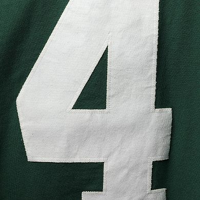 Men's Mitchell & Ness Brett Favre Green Green Bay Packers 1994 Retired Player Name & Number Long Sleeve T-Shirt