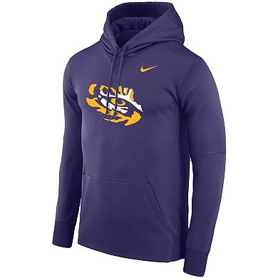 Men's Nike Purple LSU Tigers Performance Pullover Hoodie