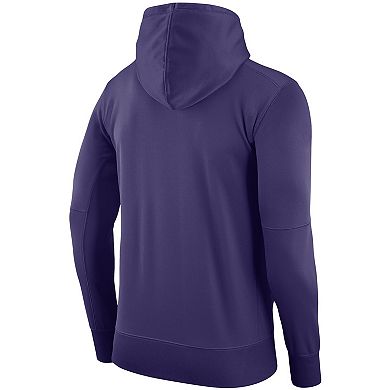 Men's Nike Purple LSU Tigers Performance Pullover Hoodie