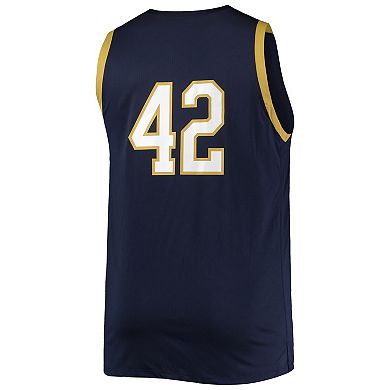 Men's Under Armour #42 Navy Notre Dame Fighting Irish Replica Basketball Jersey