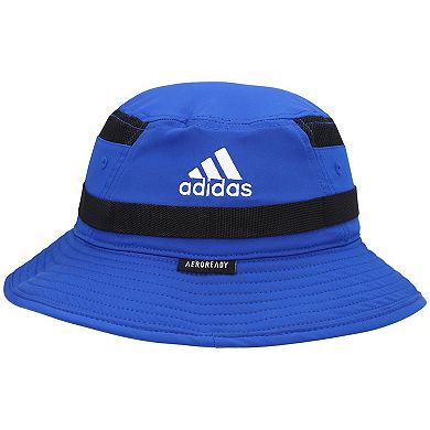 Men's adidas Royal Kansas Jayhawks 2021 Sideline AEROREADY Bucket Hat