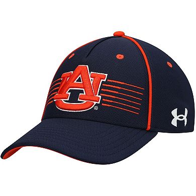 Men's Under Armour Navy Auburn Tigers Iso-Chill Blitzing Accent Flex Hat