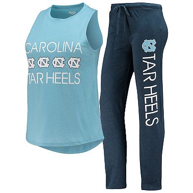 Women's Concepts Sport Navy/Carolina Blue North Carolina Tar Heels Tank Top & Pants Sleep Set